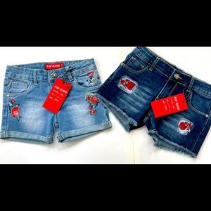 Girls size 6 shorts NEW Lot of 2